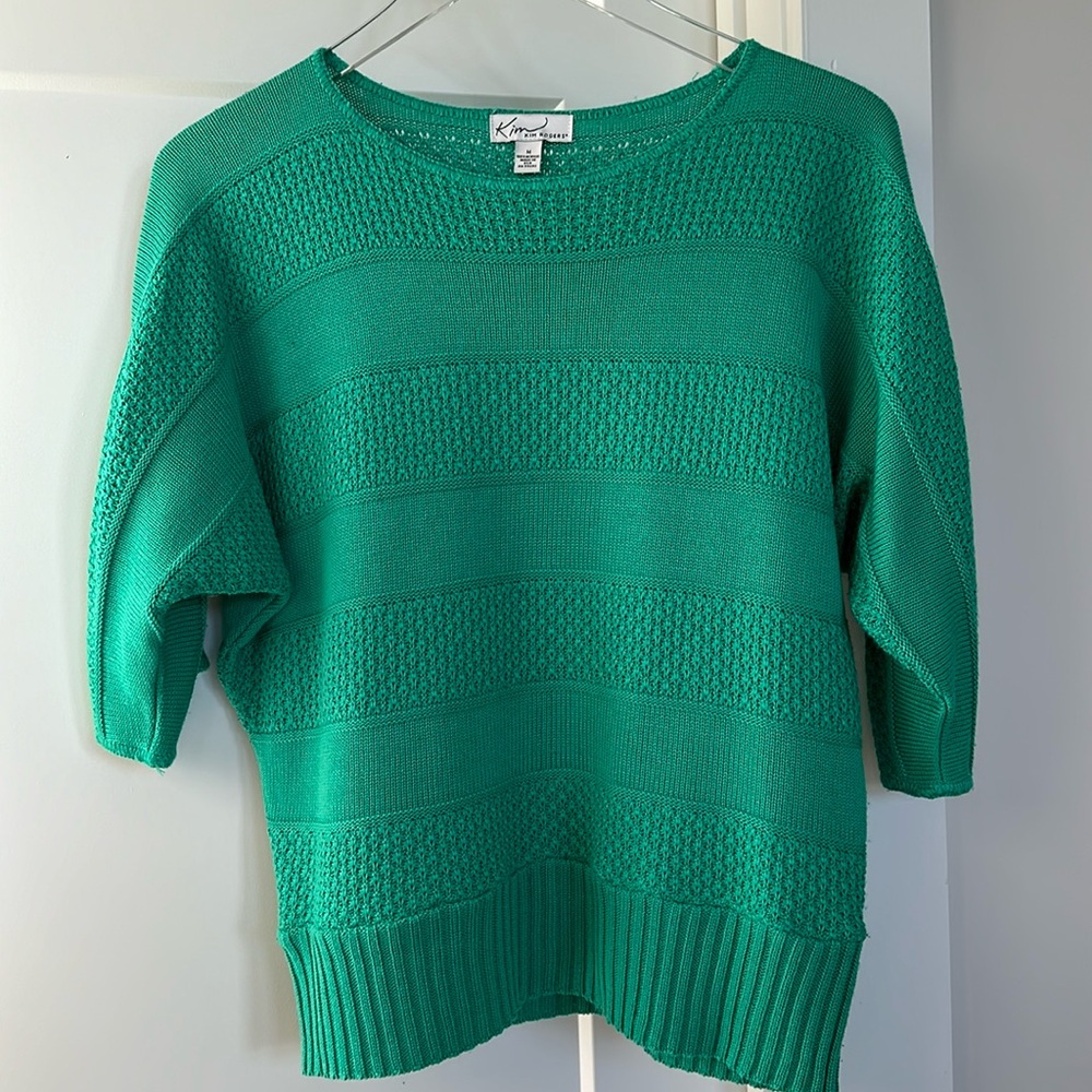 Kim Rogers 3/4 sleeve sweater